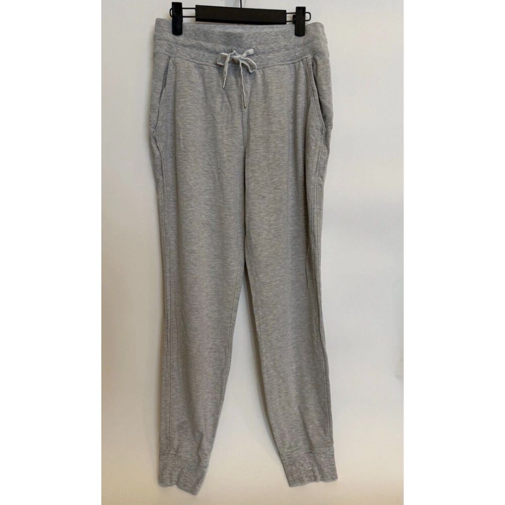 Lululemon Warm Down Jogger Sweat Pants Womens 6 Gray High Rise Athleisure Lounge
